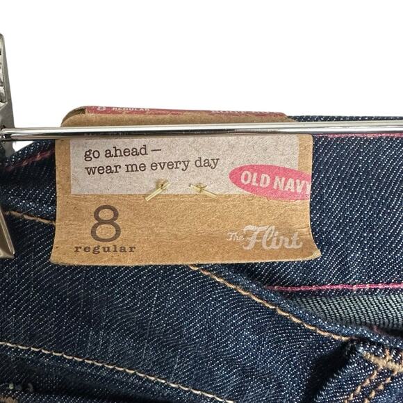 Deadstock 2010’s Old Navy The Flirt Mid-rise Bootcut Dark Blue Jeans Size 8 NWT - Picture 4 of 12